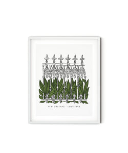 NOLA Ironwork Art Print