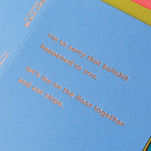 Eat Chips - Greeting Card