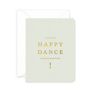 Happy Dance Greeting Card: Single Card