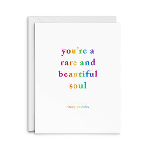 Rare and Beautiful Birthday Greeting Card: Single Card