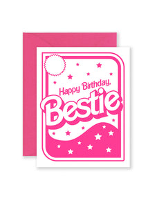 Bestie Birthday Greeting Card