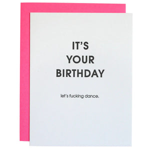 Birthday Let's Dance Greeting Card