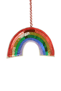 Sequin Rainbow Ornament