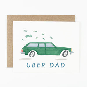 Uber Dad Greeting Card