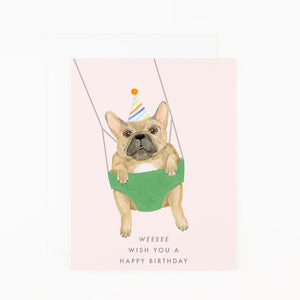 Weeee Wish You a Happy Birthday Greeting Card