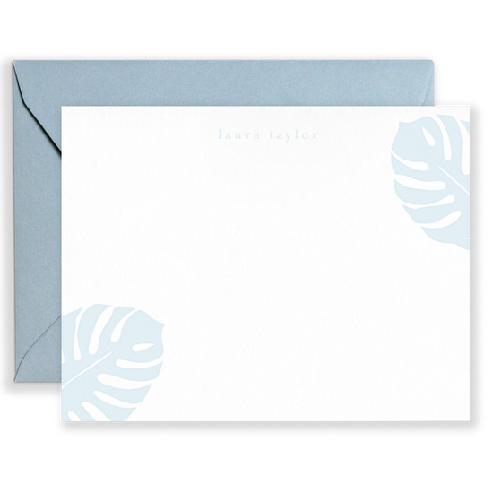Personalized Monsteras Social Stationery