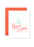 Popping Bottles Greeting Card