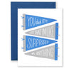 SPECIAL EDITION You Did It! Greeting Card - Blue and Grey