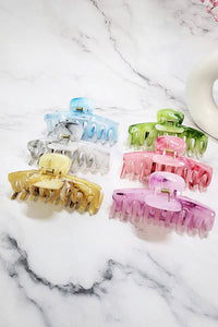 Marble Color Hair Claw Clip