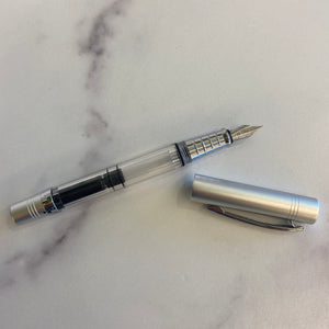 Extra Fine Capital Fountain Pen - Silver