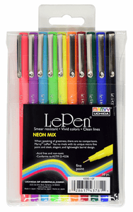 LePen 10 pack - Neon Mix Set