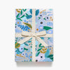 Garden Party Blue Continuous Wrapping Paper