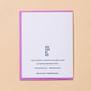 Baby on Board Skateboard Letterpress Baby Pregnancy Card- Made in USA