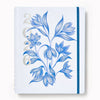25-26 Paper Source Blue Lilies Weekly Desk Planner