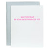 Most Fabulous Year Yet Greeting Card