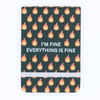 Leatherette Pocket Journal I'm Fine Everything is Fine