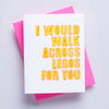 Walk Across Legos - Baby and Parenting Greeting Card