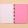 Modern Trendy Letterpress A5 Spiral Notebook — Sardine Fish