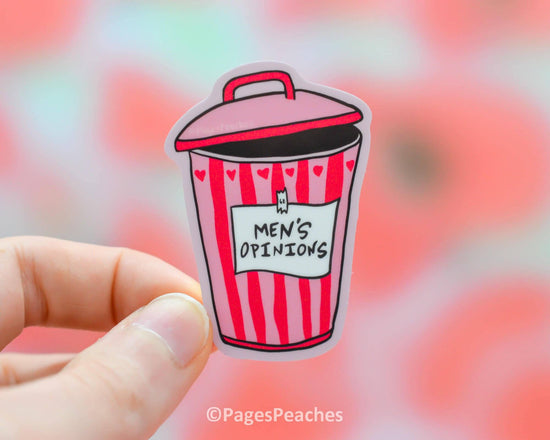 Men's Opinions Sticker