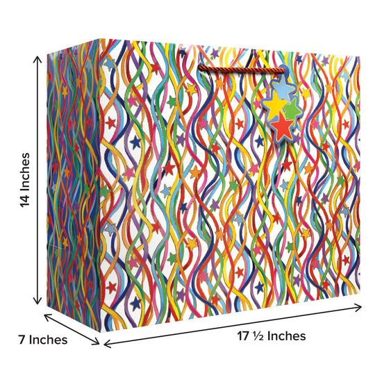 Celebration Streamers – Gift Bags – Jumbo Tote