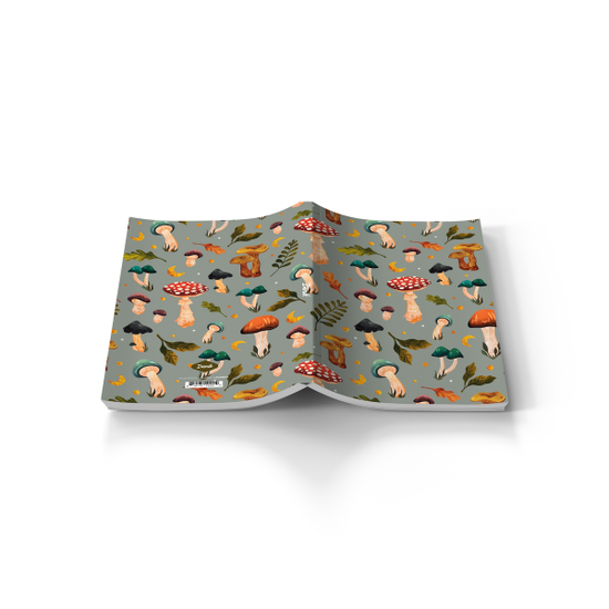 Mushroom Garden Classic Layflat Journal Notebook