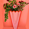 Red/Pink Scallop Bouquet Gift Bag
