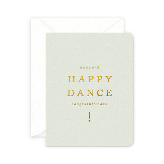 Happy Dance Greeting Card: Single Card