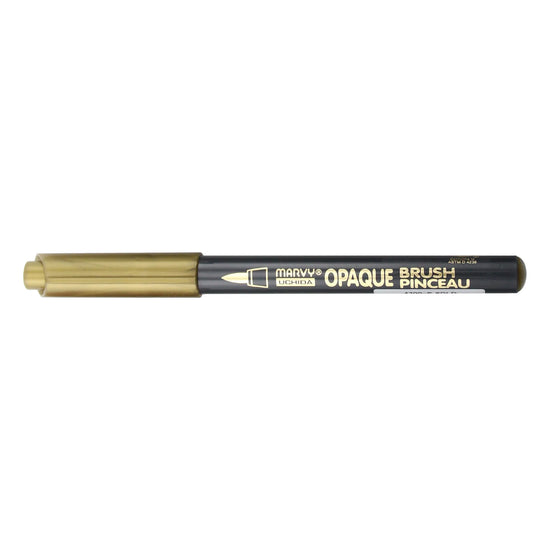 Opaque Brush Marker Metallic Gold