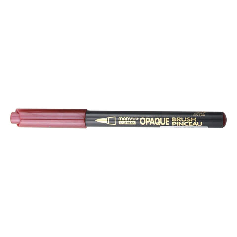 Opaque Brush Marker Metallic Red