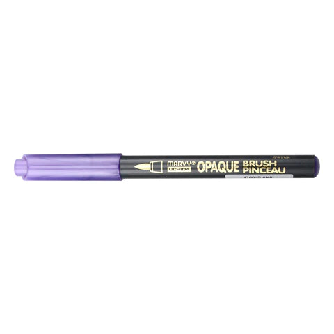 Opaque Brush Marker Metallic Purple