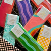 Green/Aqua - Fussy Stripe Tissue Paper