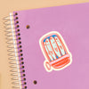 Sardines Vinyl Sticker, Foodie Lover, Grocery, Food - Fisherman's Wife- Made in USA - Stocking stuffer, Holiday, Gift Guide