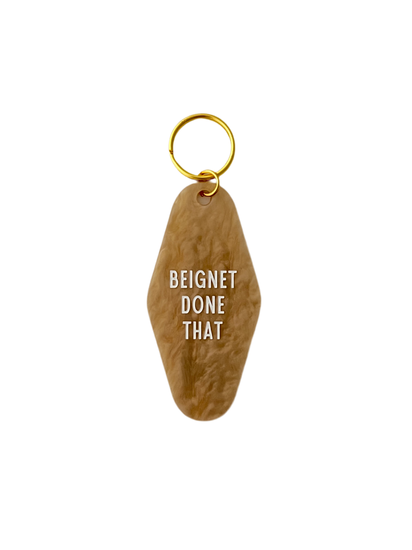Beignet Done That Keychain