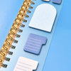 25-26 Paper Source Blue Lilies Weekly Desk Planner