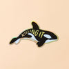 Killing It Orca Holographic Vinyl Sticker - Killer Whale Era - Made in USA - - Stocking stuffer, Holiday, Gift Guide