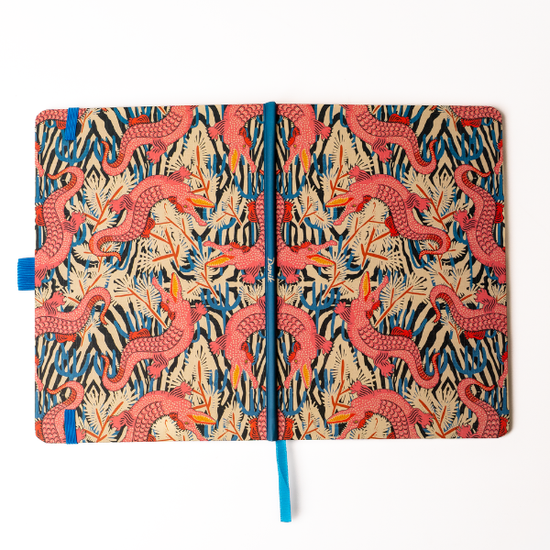 Animal print Soft Touch Hardbound Layflat Notebook Journal