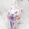 Rainbow Sequin Bow Easter Bunny Pen