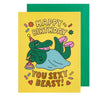 Sexy Beast Birthday Card