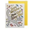Silver Fox Birthday Card