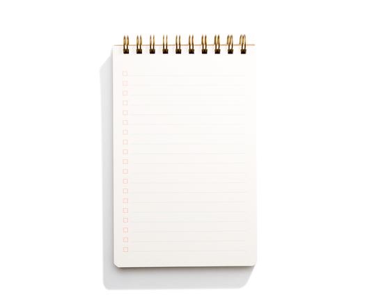 Plaid Task Pad Notebook