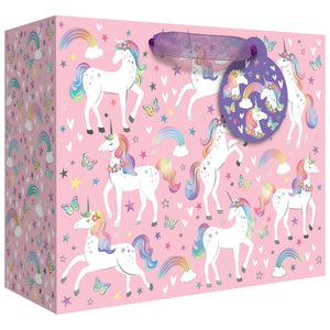 Gift Bags - Large - Rainbow Unicorn