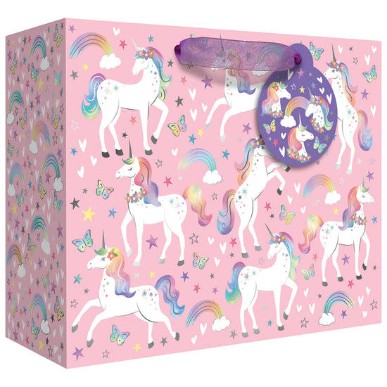 Gift Bags - Large - Rainbow Unicorn