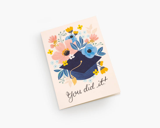 Graduation Card "Floral Graduate"
