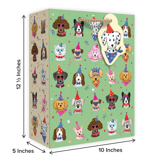 Festive Pups – Gift Bags – Large Tote