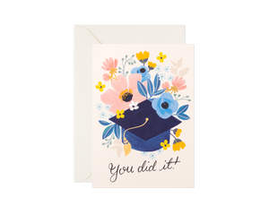 Graduation Card "Floral Graduate"
