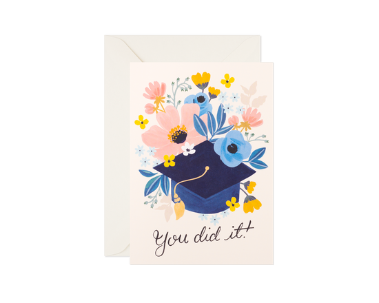 Graduation Card "Floral Graduate"