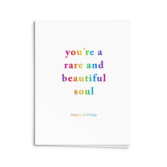 Rare and Beautiful Birthday Greeting Card: Single Card