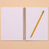 Modern Colorful Summer Letterpress Spiral Notebook — Pickle