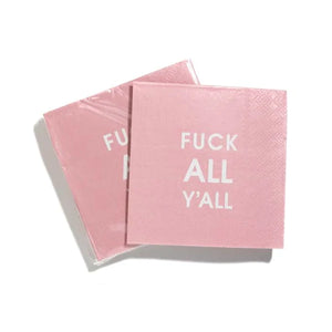 Fuck All Y'all Cocktail Napkins