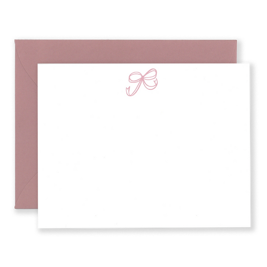 Bow Stationery Set